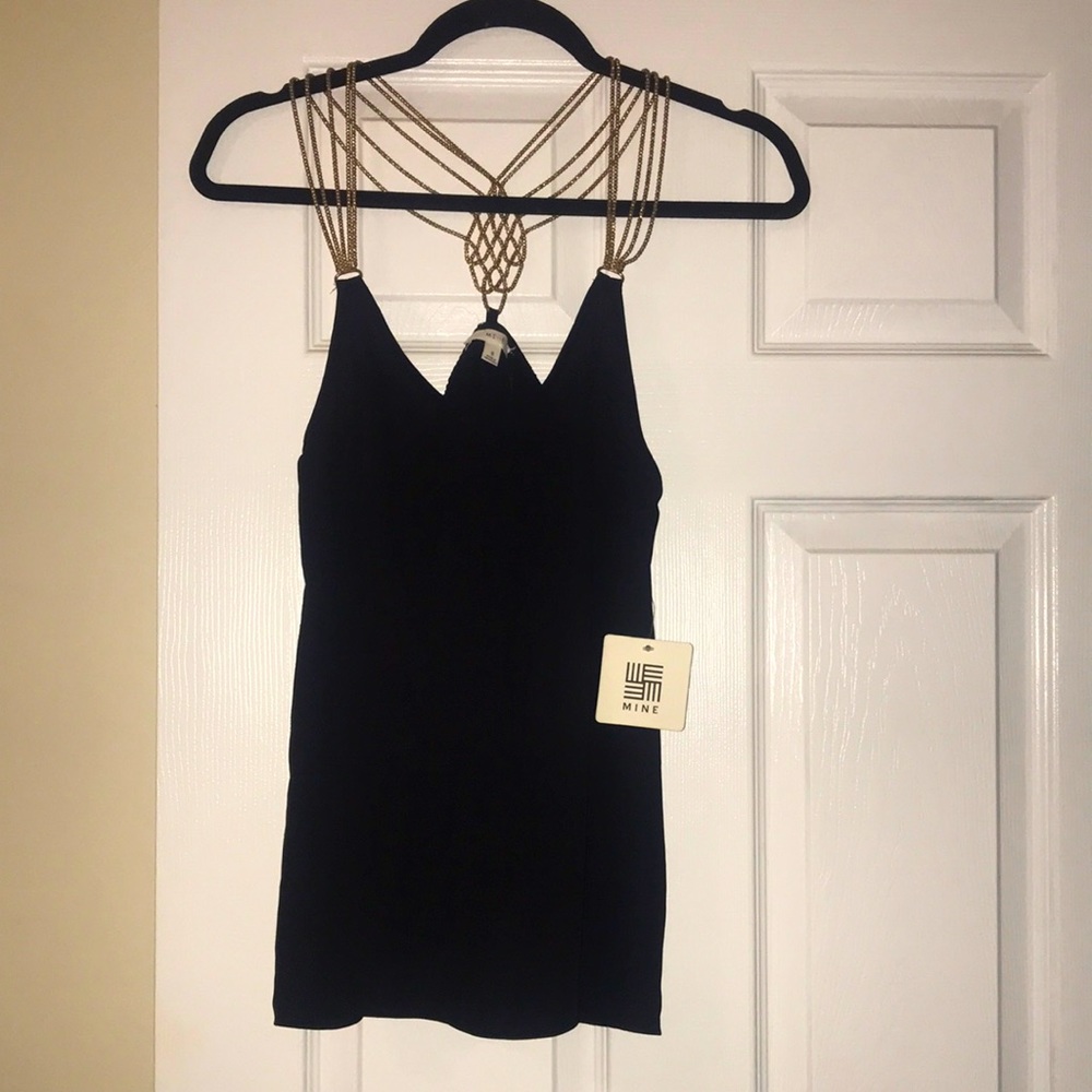 Black Sleeveless Top Size Small